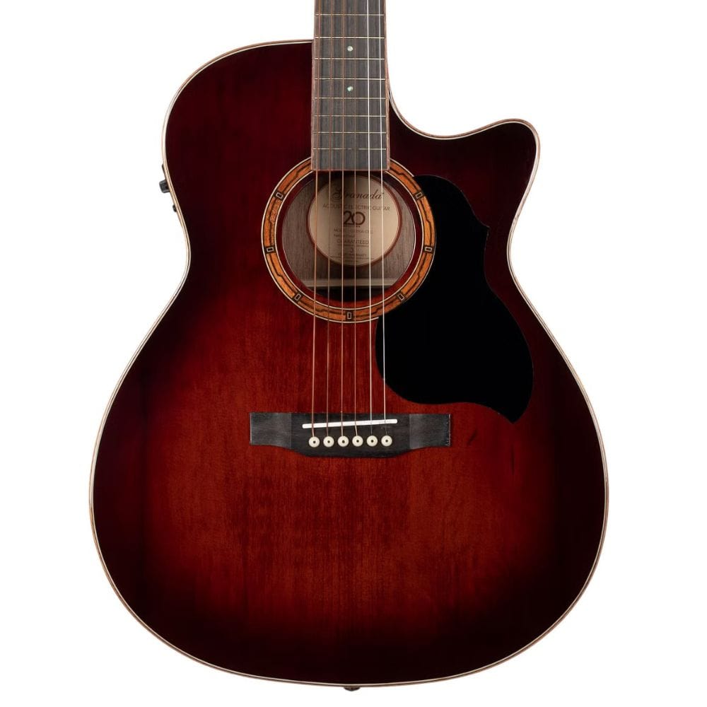 granada electro acoustic guitars natural gloss granada gs350a-ceq 6 string electro acoustic guitar with fishman pickup - natural gloss