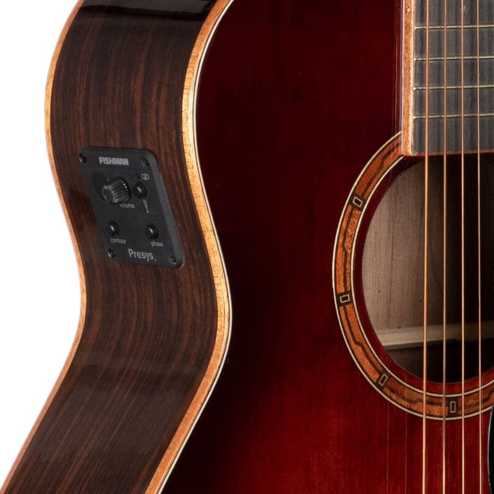granada electro acoustic guitars natural gloss granada gs350a-ceq 6 string electro acoustic guitar with fishman pickup - natural gloss