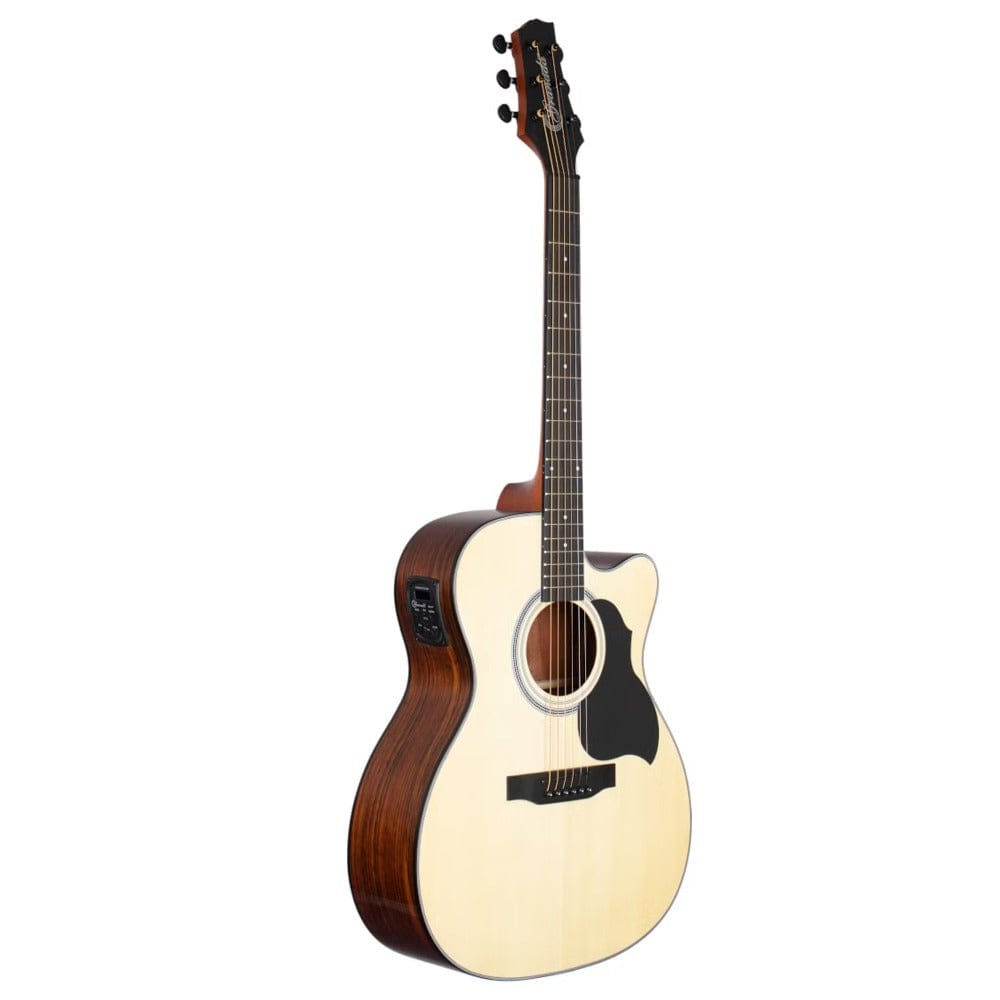 granada electro acoustic guitars natural matt granada gl242a-ceq 6 string electro acoustic guitar - natural matt