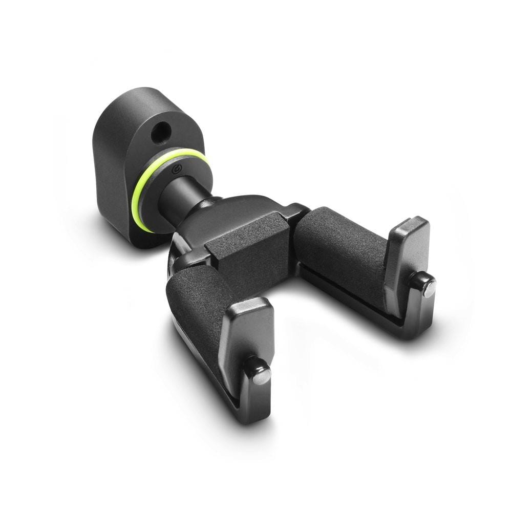 gravity guitar hangers and holders gravity gs01wmb wall mount guitar hanger with neck hug - black