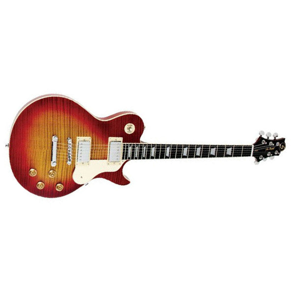 greg bennett electric guitars greg bennett new samick avion electric guitar - flamed cherry sunburst