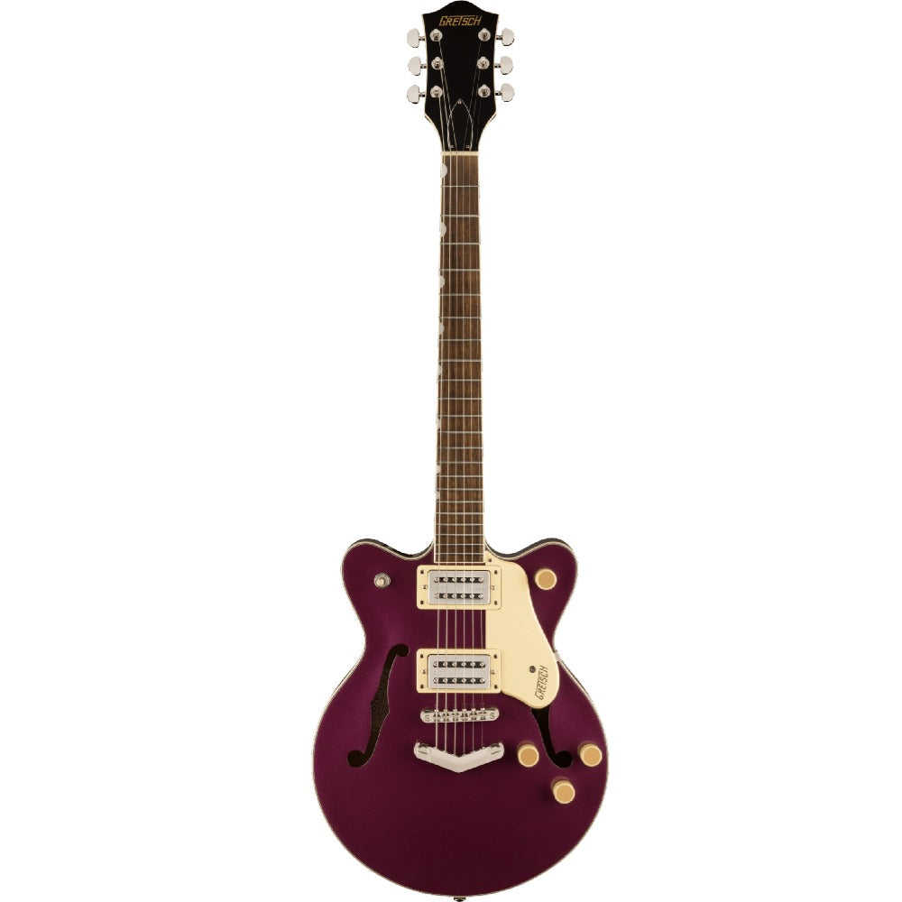 Gretsch Electric Guitars Burnt Orchid Gretsch Streamliner Center Block JR Double-Cut with V-Stoptail 6 String Electric Guitar