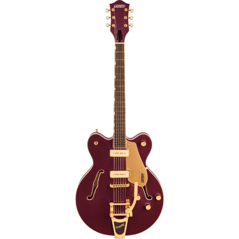 Gretsch Electric Guitars Dark Cherry Metallic Gretsch Electromatic Pristine LTD Center Block Double-Cut with Bigsby 6 String Electric Guitar
