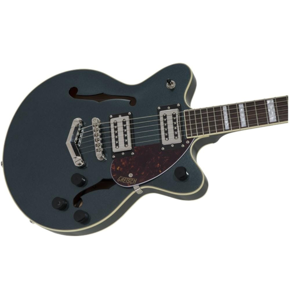 gretsch electric guitars gretsch g2655 streamliner centar block jr 6 string electric guitar #color_gunmetal