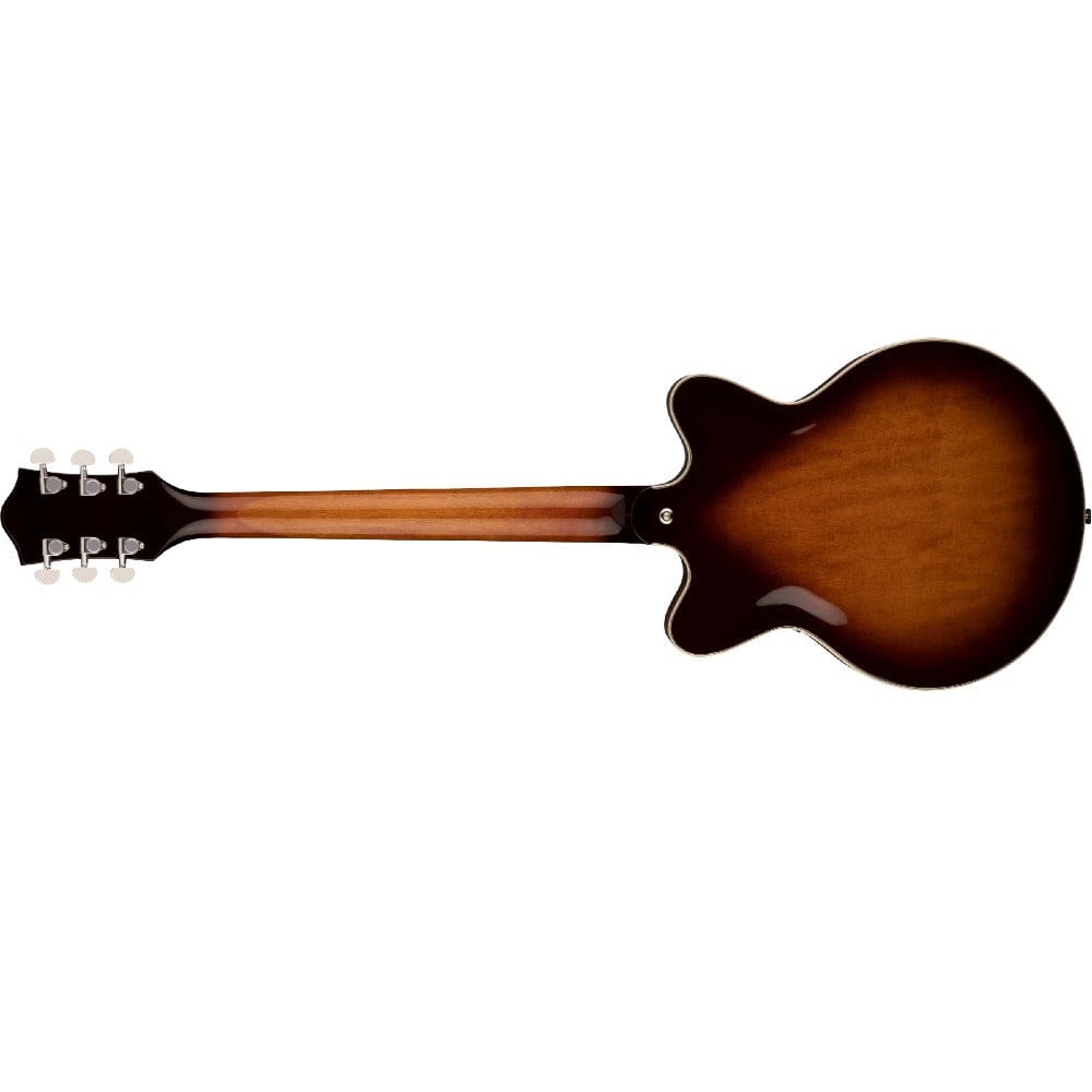 gretsch electric guitars gretsch g2655 streamliner centar block jr double-cut with v-stoptail 6 string electric guitar #color_forge-glow-maple