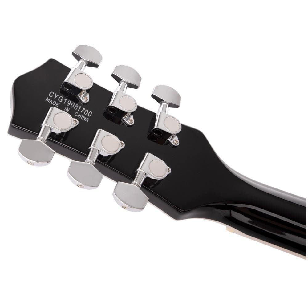 gretsch electric guitars gretsch g5222 electromatic double jet bt with v-stoptail 6-strings electric guitar- aged natural