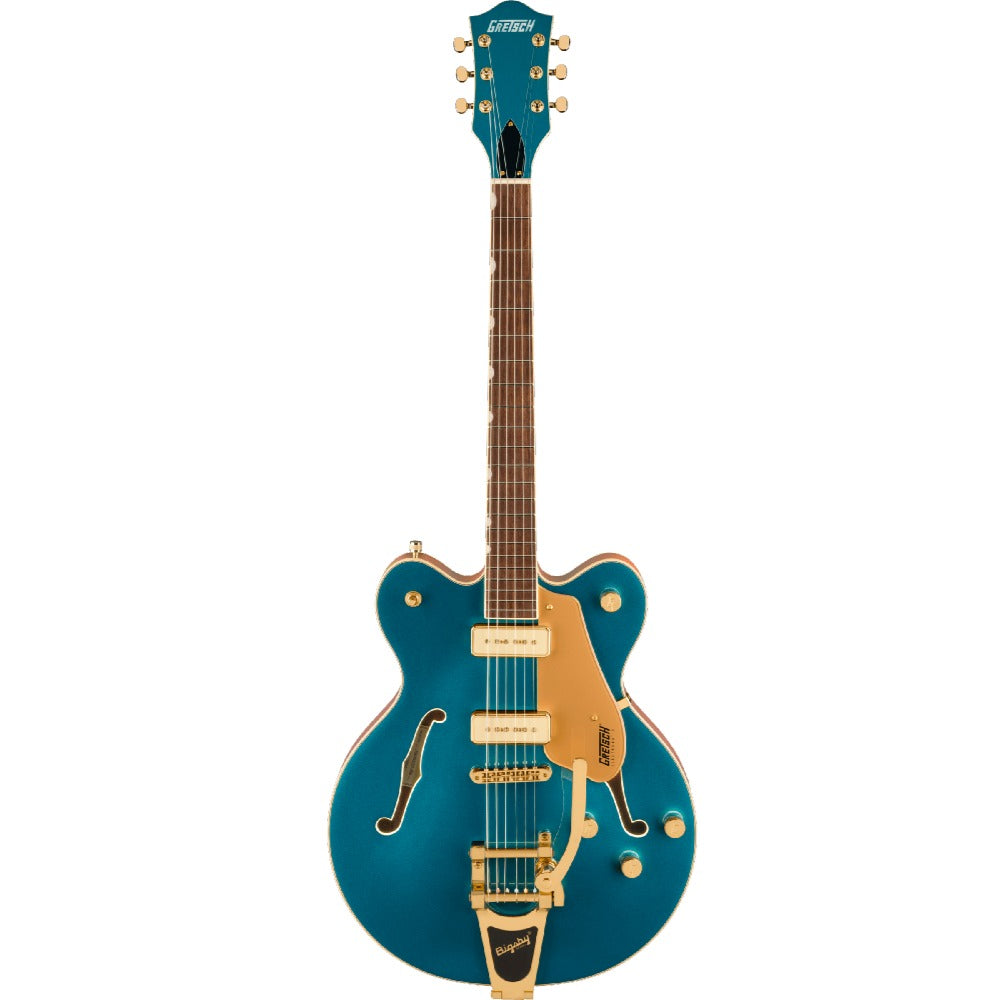 Gretsch Electric Guitars Petrol Gretsch Electromatic Pristine LTD Center Block Double-Cut with Bigsby 6 String Electric Guitar