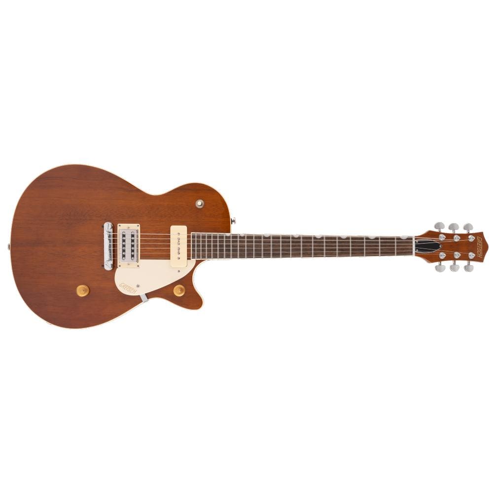 gretsch electric guitars single barrel stain gretsch g2215-p90 streamliner junior jet club electric guitar - single barrel stain