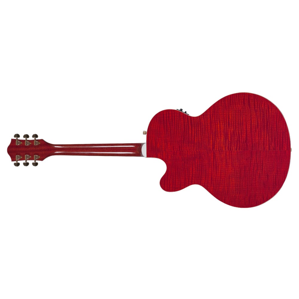 gretsch electro acoustic guitars savannah sunset gretsch g5022ce rancher jumbo acoustic electric guitar