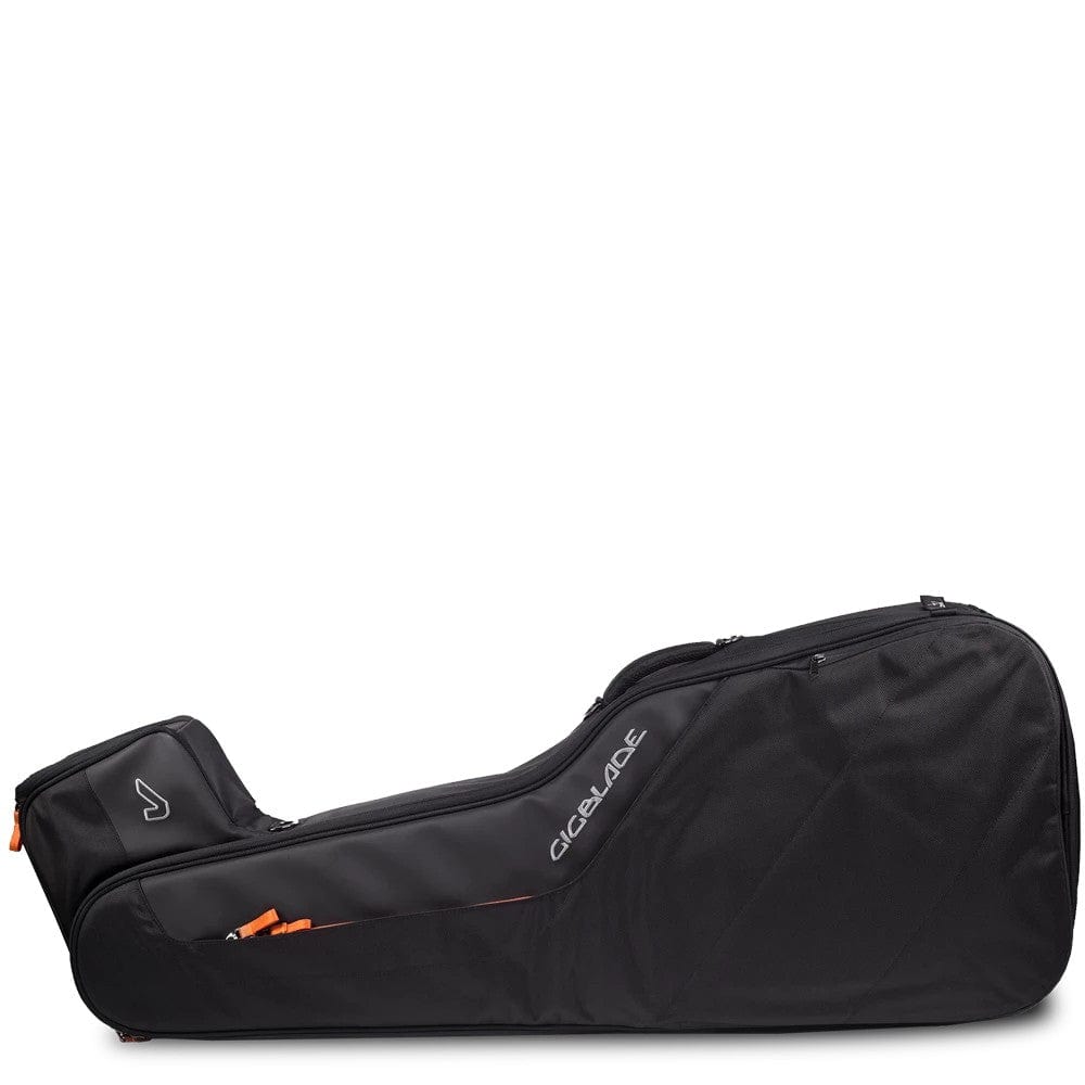 gruv gear acoustic guitar gigbags gruv gear gigblade 2 side carry hybrid acoustic guitar gigbag - black