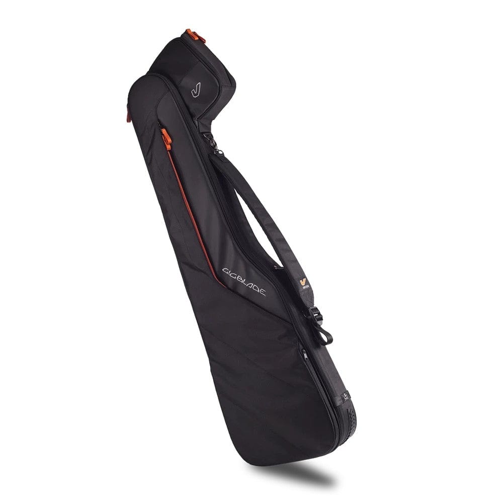 gruv gear acoustic guitar gigbags gruv gear gigblade 2 side carry hybrid acoustic guitar gigbag - black