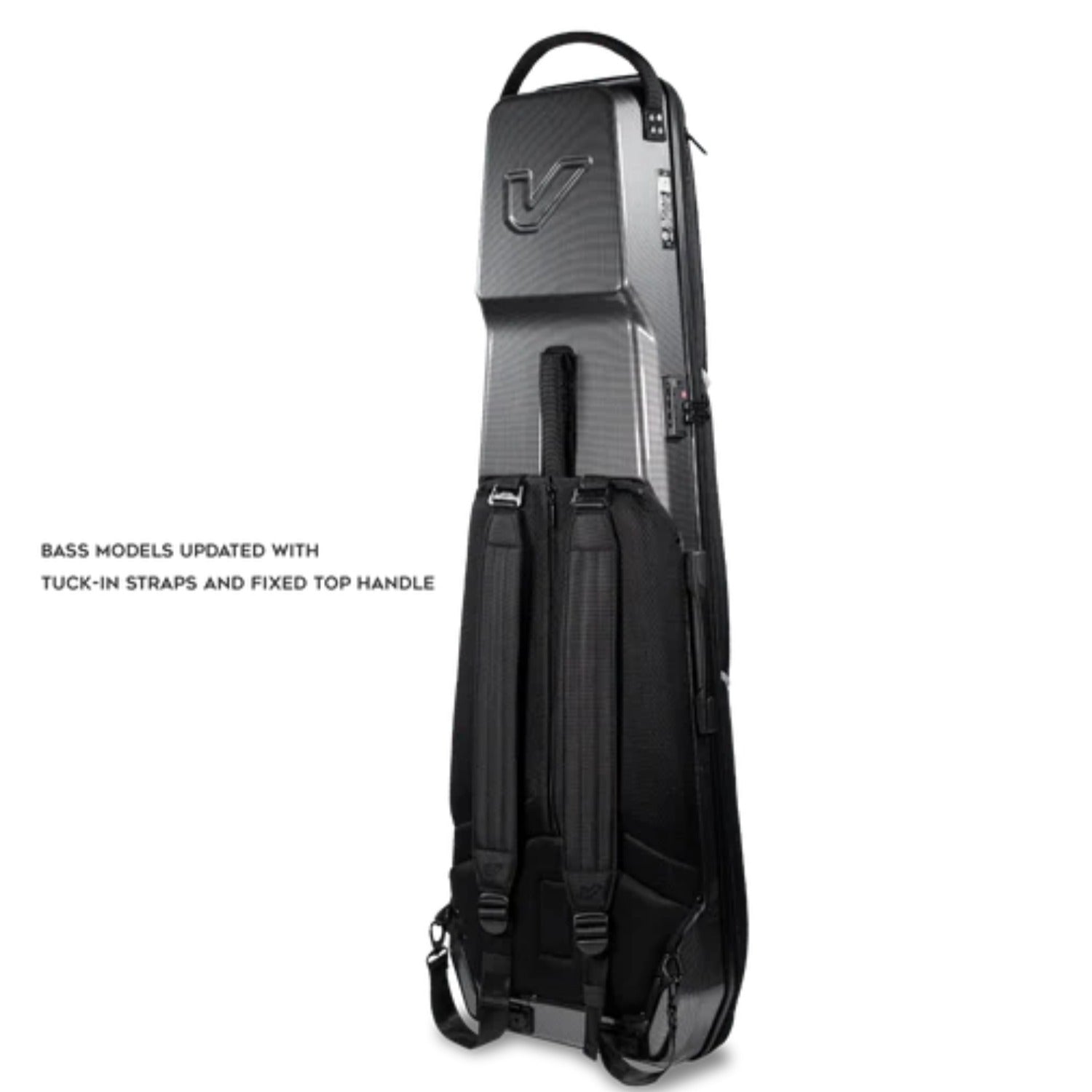 Gruv Gear Bass Guitar Gig Bags Black Gruv Gear KAPSULE-EB Polycarbonate Electric Bass Guitar Bag