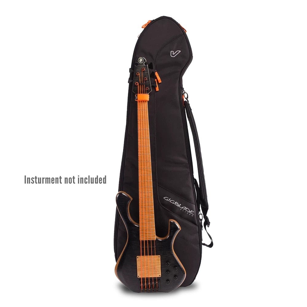 gruv gear bass guitar gig bags gruv gear sliver eb blk slimline electric bass guitar gigbag - black