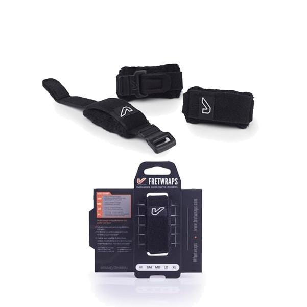 gruv gear dampeners and mutes black / medium / pack of 3 gruv gear gg-fw fret wraps string muter #color_black,size_small,pack_pack-of-3