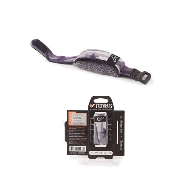 gruv gear dampeners and mutes camo white / small / pack of 1 gruv gear gg-fw fret wraps string muter #color_camo-white,size_small,pack_pack-of-1