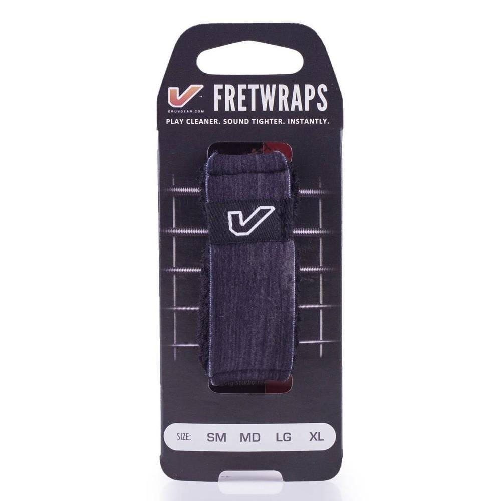 gruv gear dampeners and mutes ebony / medium / pack of 1 gruv gear gg-fw fret wraps string muter#color_ebony,size_medium,pack_pack-of-1