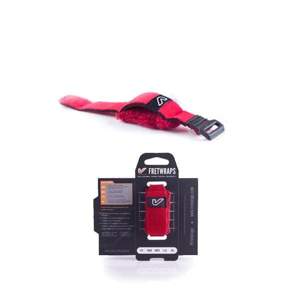 gruv gear dampeners and mutes red / small / pack of 1 gruv gear gg-fw fret wraps string muter #color_red,size_small,pack_pack-of-1