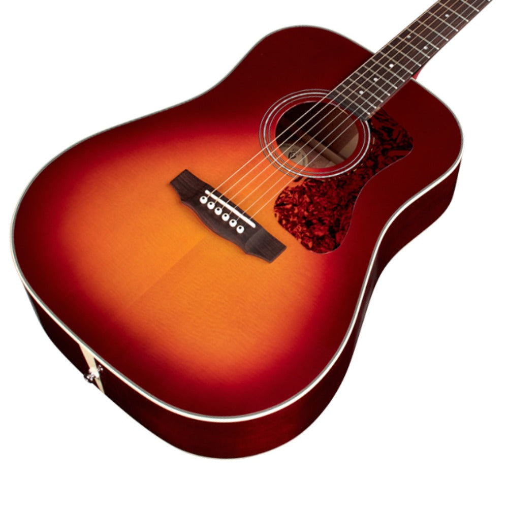 Guild Acoustic Guitars Guild D-140 Westerly Dreadnought Acoustic Guitar - Cherry Burst