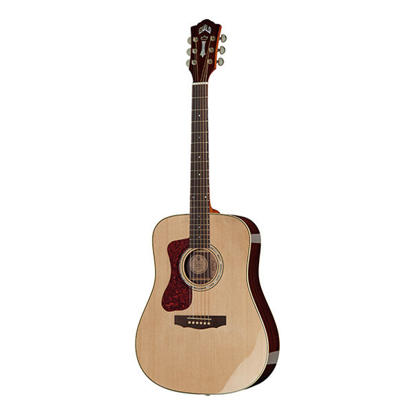 guild acoustic guitars guild d-150 left handed nat westerly dreadnought acoustic guitar - natural high gloss