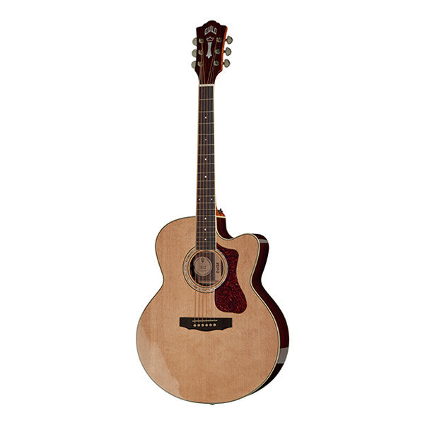guild electro acoustic guitars guild f-150ce westerly cutaway electro acoustic guitar - natural high gloss