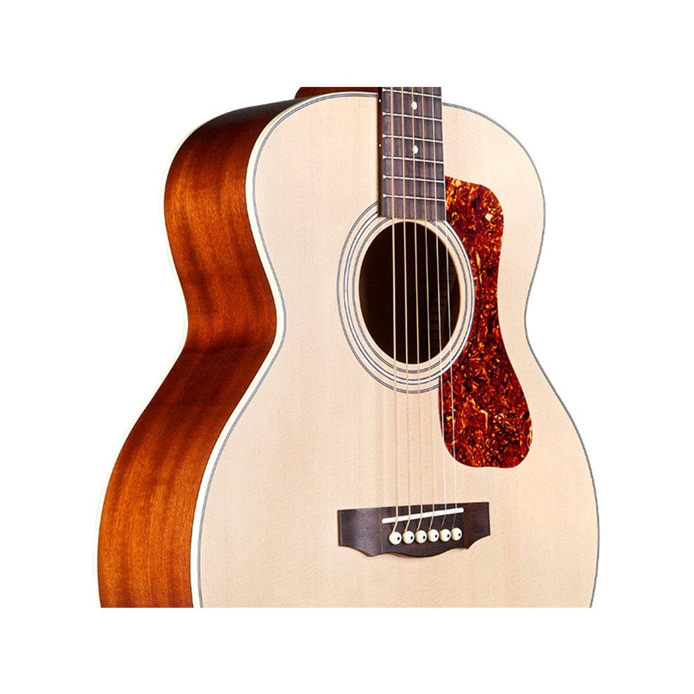guild electro acoustic guitars guild jumbo junior 6 string electro acoustic guitar - natural #color_mahogany