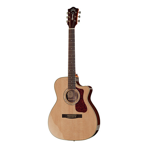 Guild Electro Acoustic Guitars Guild OM-150CE Westerly Cutaway Electro Acoustic Guitar - Natural High Gloss
