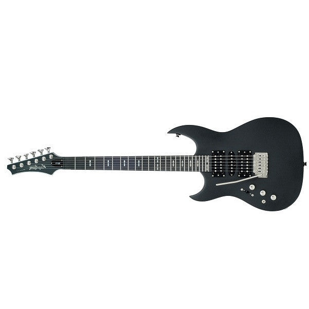 hagstrom electric guitars hagstrom xl-5 ultralux electric guitar, left handed - black satin
