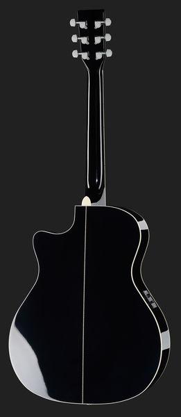harley benton acoustic guitars harley benton clg-550ce bk custom line