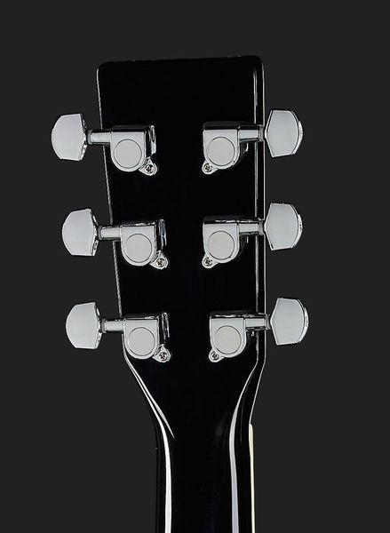 harley benton acoustic guitars harley benton clg-550ce bk custom line