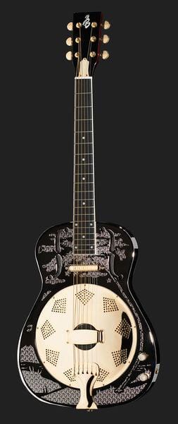 harley benton acoustic guitars harley benton custom line clr-resoelectric