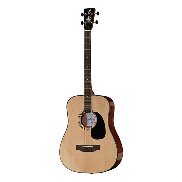 harley benton acoustic guitars harley benton custom line clt-20s tenor dreadnought acoustic guitar - natural high gloss