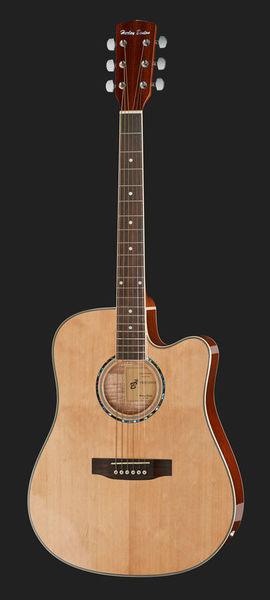 harley benton acoustic guitars harley benton d-120ce nt bundle