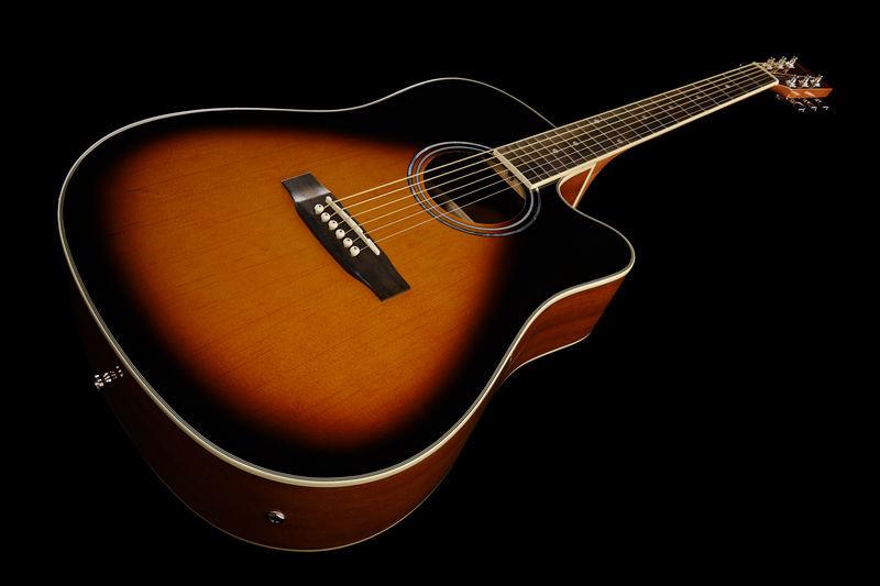 harley benton acoustic guitars harley benton d-120ce vs bundle