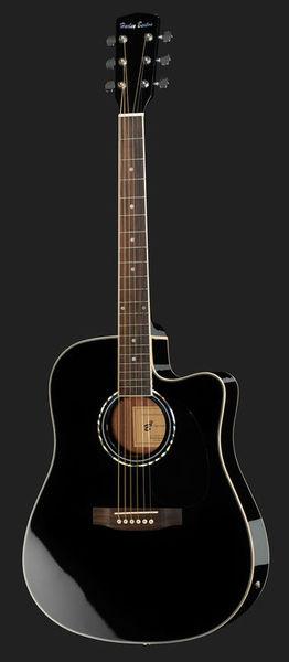 harley benton acoustic guitars harley benton hbd120 ce bk bundle