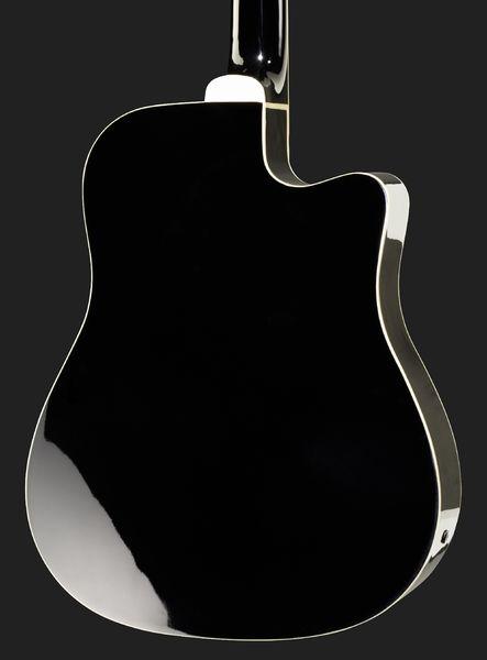 harley benton acoustic guitars harley benton hbd200-12 bk lh bundle