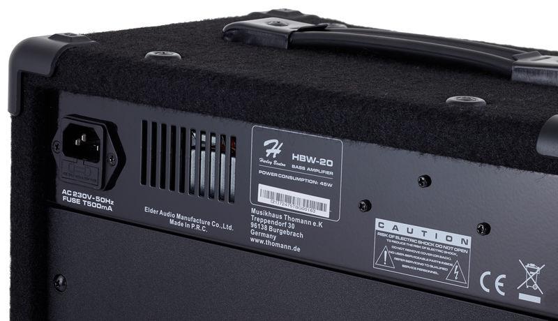 harley benton bass combo amplifiers harley benton hbw-20