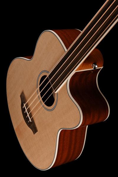 harley benton bass guitars harley benton b-30nt-fl acoustic bass serie