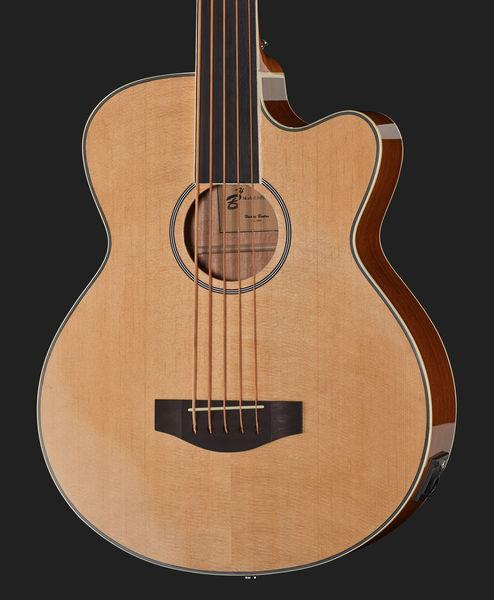 harley benton bass guitars harley benton b-35nt-fl acoustic bass series