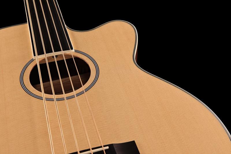harley benton bass guitars harley benton b-35nt-fl acoustic bass series