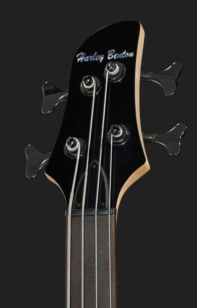 harley benton bass guitars harley benton b-450fl bk progressive series
