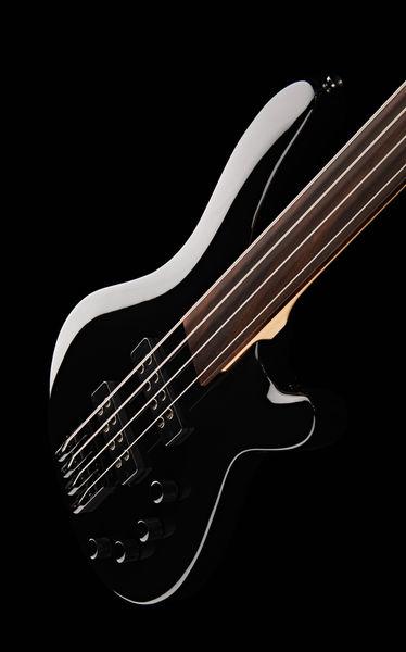 harley benton bass guitars harley benton b-450fl bk progressive series
