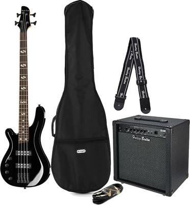 harley benton bass guitars harley benton b-450lh bk progressive bundle