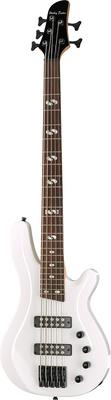 harley benton bass guitars harley benton b-550 white progressive series