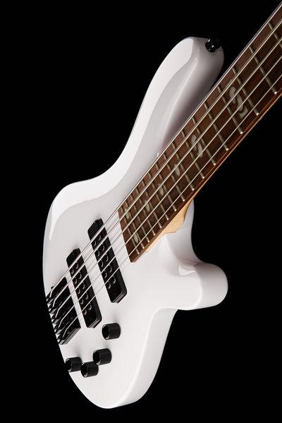 harley benton bass guitars harley benton b-550 white progressive series