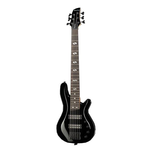 harley benton bass guitars harley benton b-650 progressive series 6 string bass guitar - black