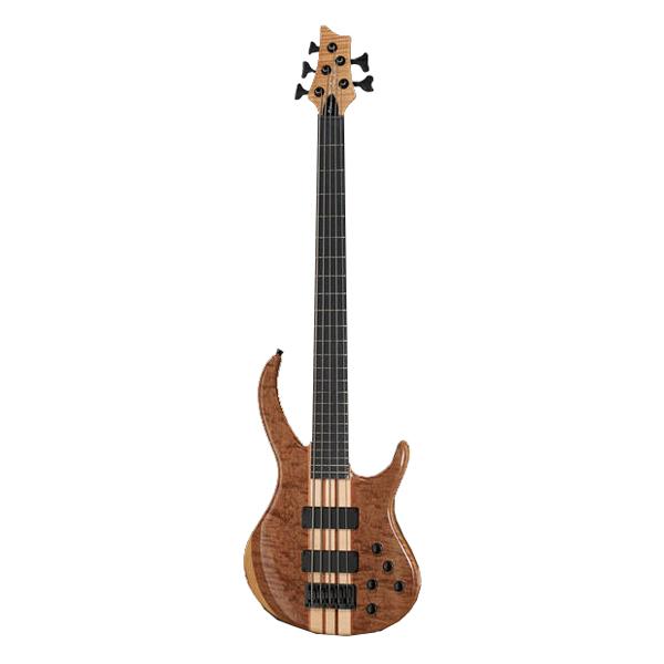 harley benton bass guitars harley benton bz-5000 5 string electric bass guitar - natural high gloss