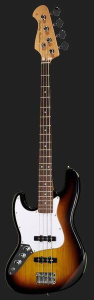 harley benton bass guitars harley benton jb-20 sb lh bundle