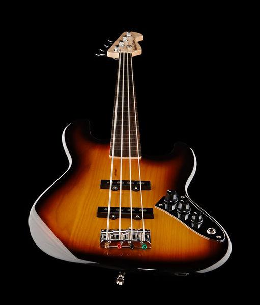 harley benton bass guitars harley benton jb-40fl sb rw