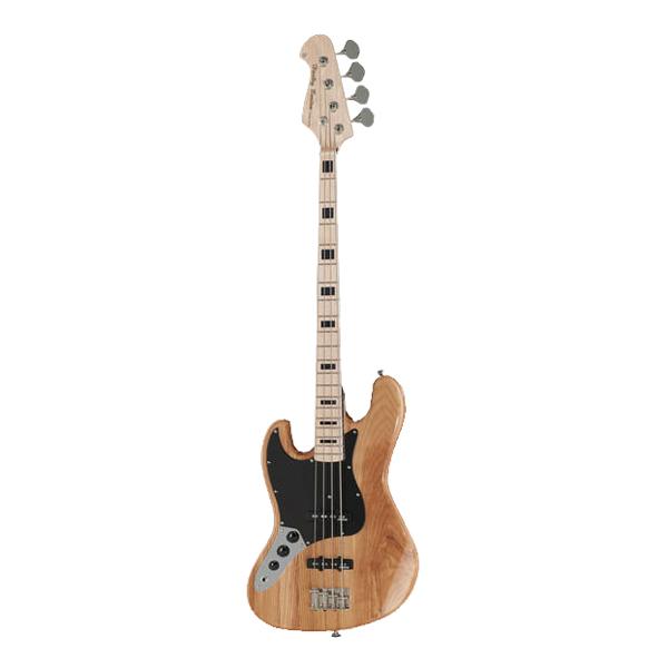 harley benton bass guitars harley benton jb-75mn lh vintage series bass guitar - natural high gloss
