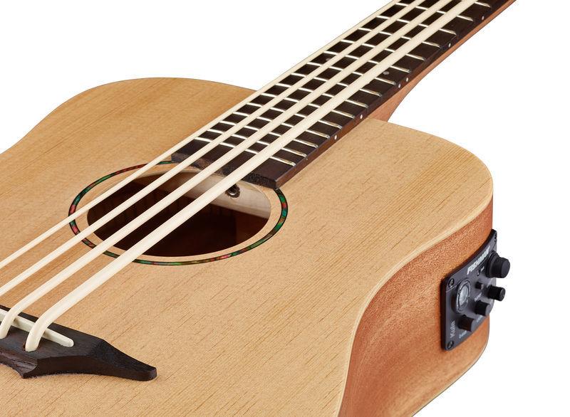 harley benton bass guitars harley benton kahuna clu-bass ukulele lh